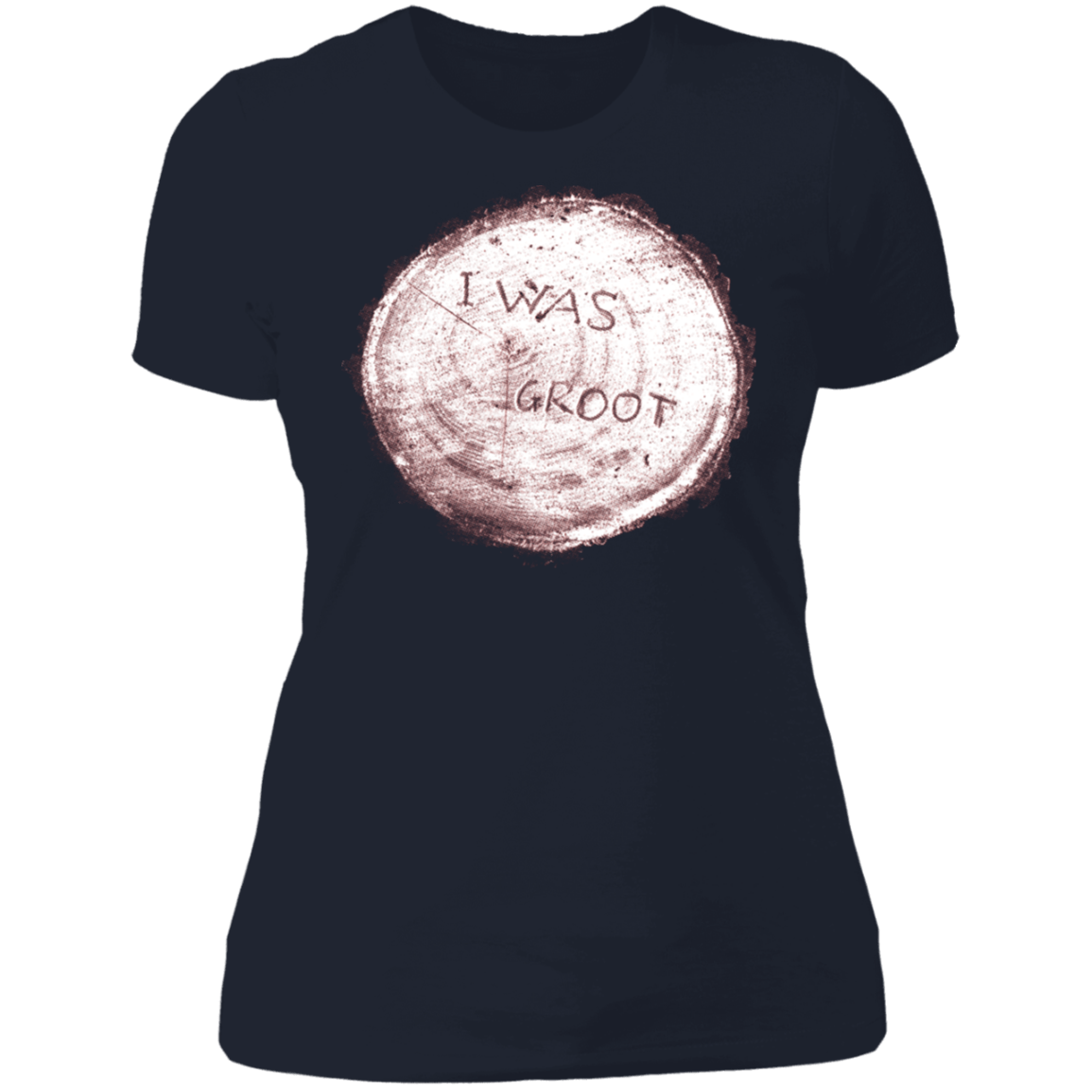 T-Shirts Midnight Navy / S I Was Groot Women's Premium T-Shirt