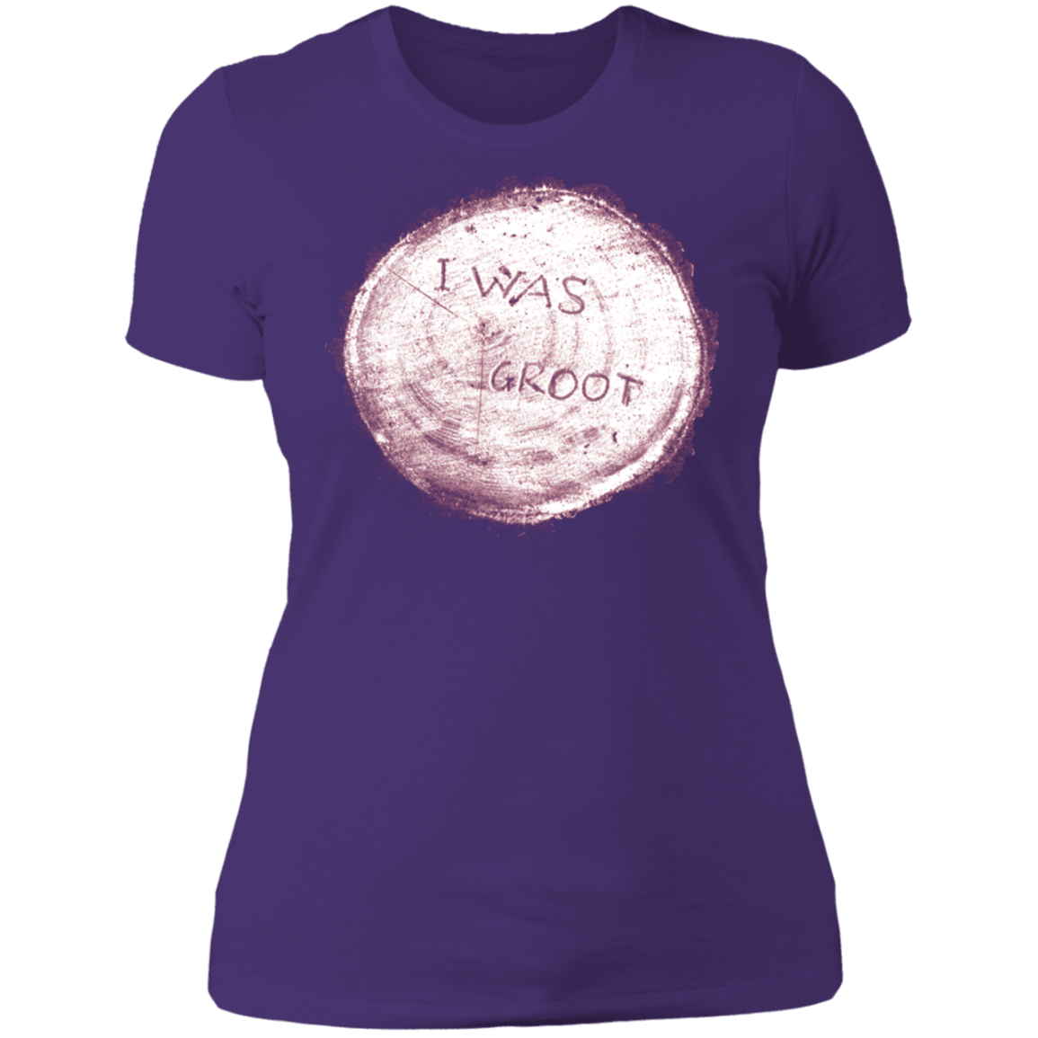 T-Shirts Purple Rush/ / S I Was Groot Women's Premium T-Shirt