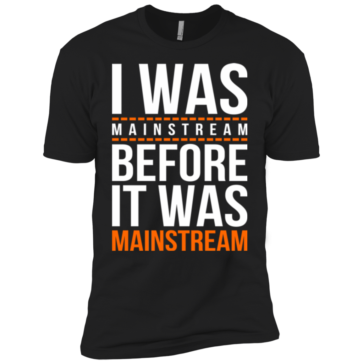 T-Shirts Black / YXS I was mainstream Boys Premium T-Shirt