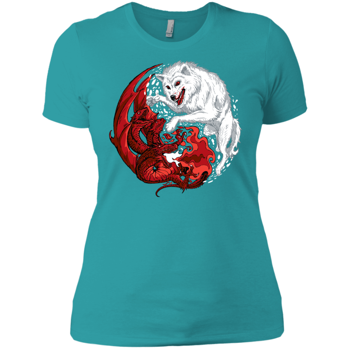 T-Shirts Tahiti Blue / X-Small Ice and Fire Women's Premium T-Shirt