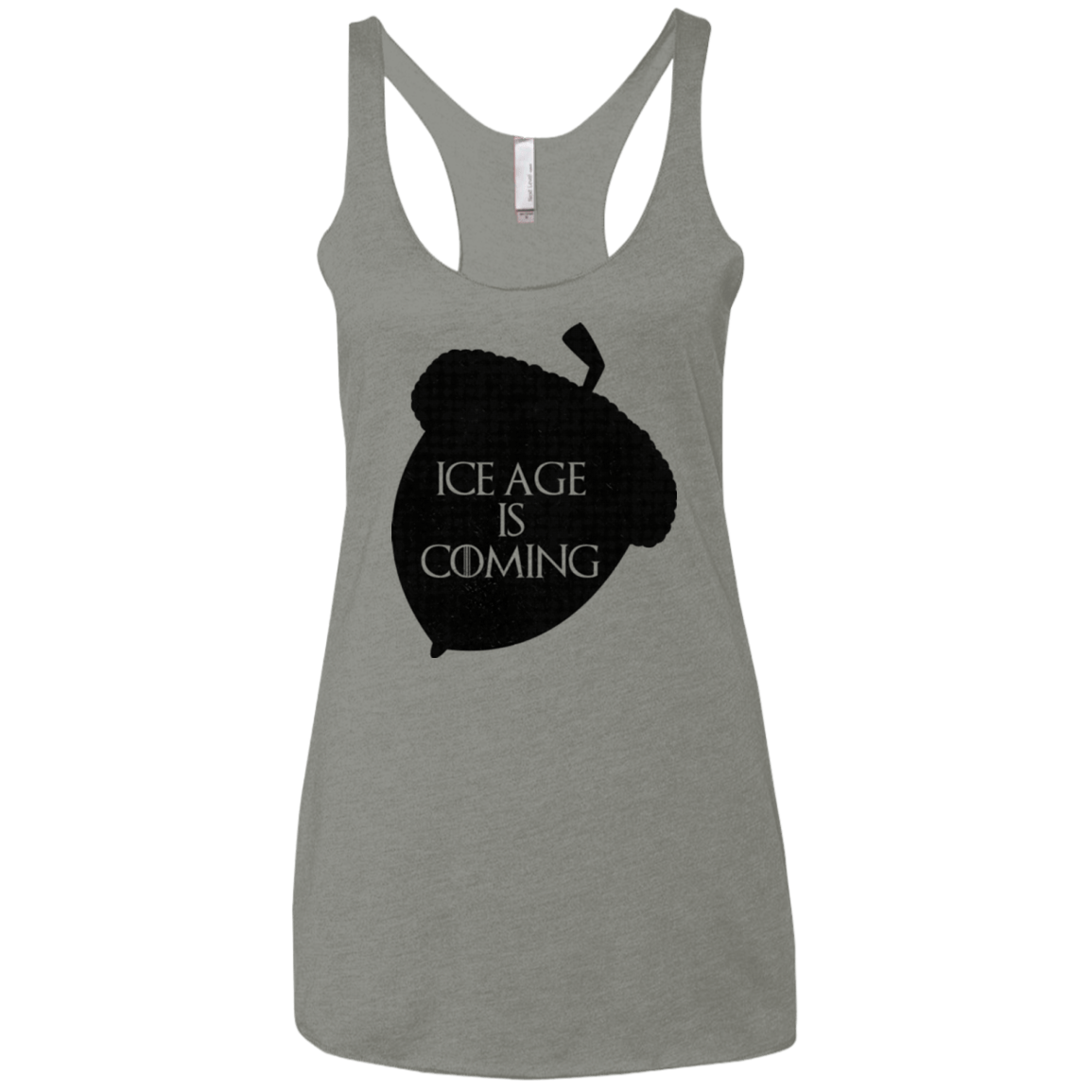 T-Shirts Venetian Grey / X-Small Ice coming Women's Triblend Racerback Tank