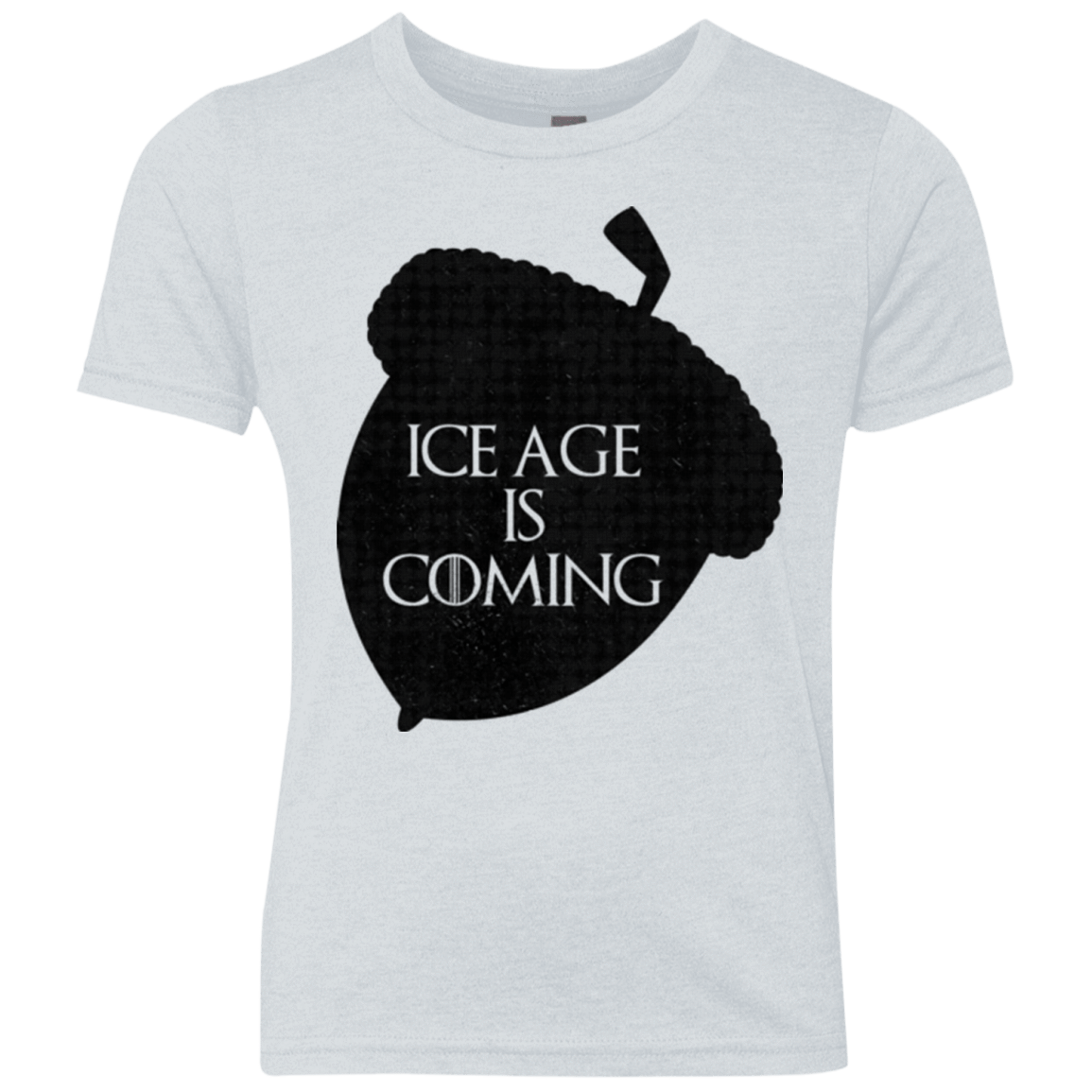 T-Shirts Heather White / YXS Ice coming Youth Triblend T-Shirt