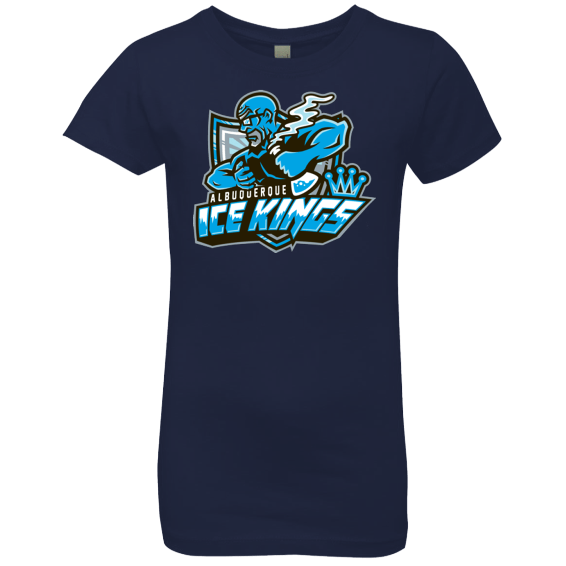 T-Shirts Midnight Navy / YXS Ice Kings Girls Premium T-Shirt