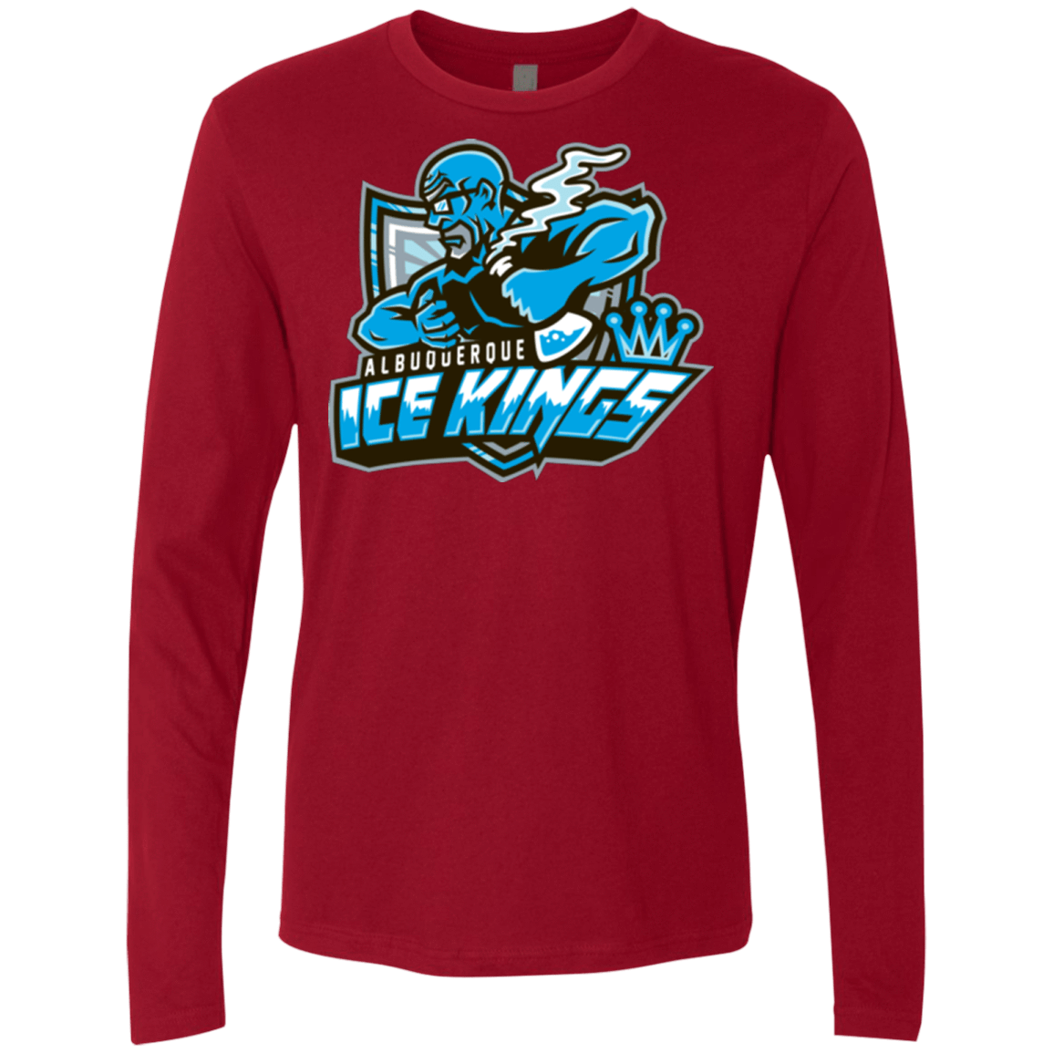 T-Shirts Cardinal / Small Ice Kings Men's Premium Long Sleeve