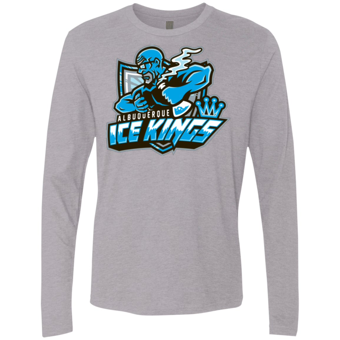 T-Shirts Heather Grey / Small Ice Kings Men's Premium Long Sleeve