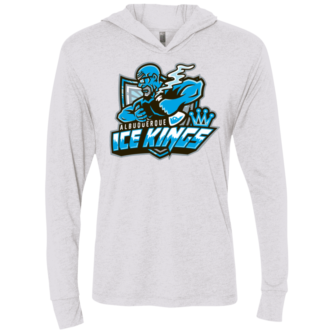 T-Shirts Heather White / X-Small Ice Kings Triblend Long Sleeve Hoodie Tee