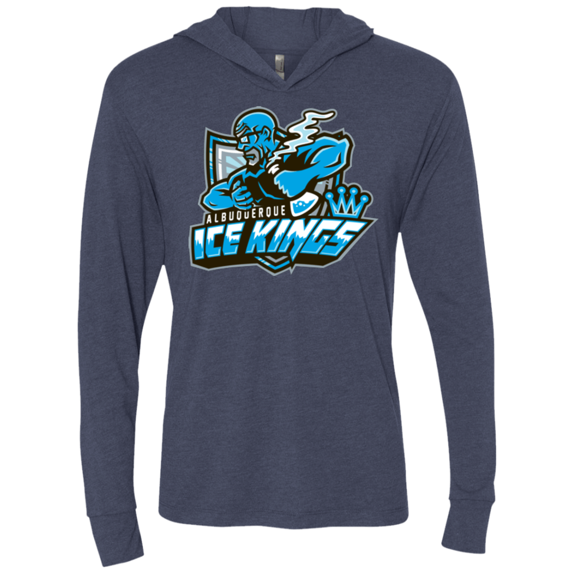 T-Shirts Vintage Navy / X-Small Ice Kings Triblend Long Sleeve Hoodie Tee