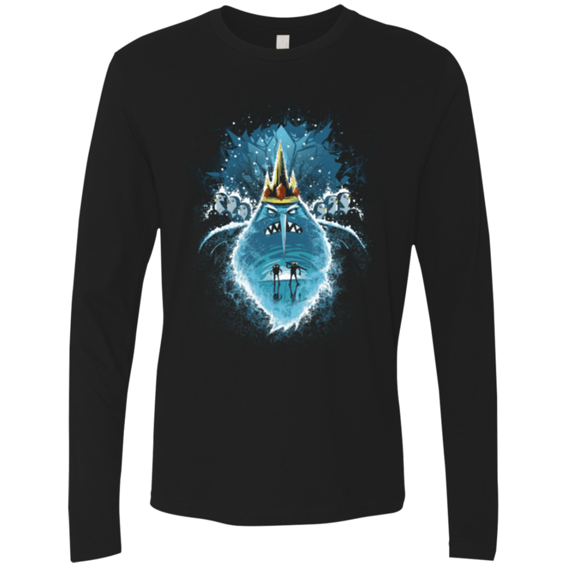 T-Shirts Black / S Ice Nightmare Men's Premium Long Sleeve