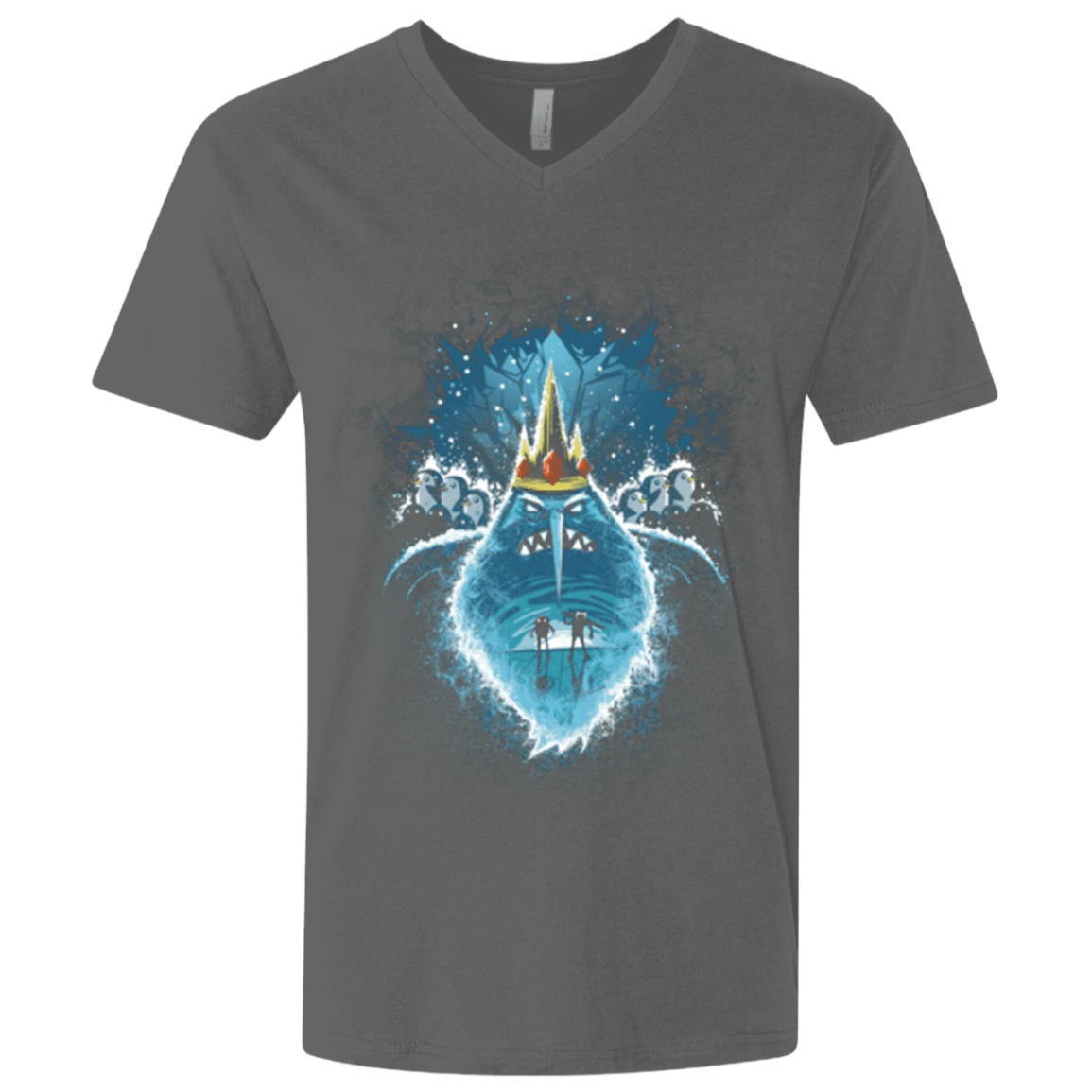 T-Shirts Heavy Metal / X-Small Ice Nightmare Men's Premium V-Neck