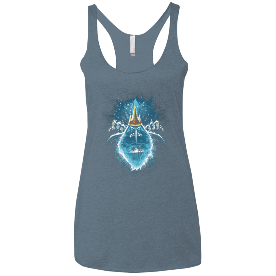 T-Shirts Indigo / X-Small Ice Nightmare Women's Triblend Racerback Tank