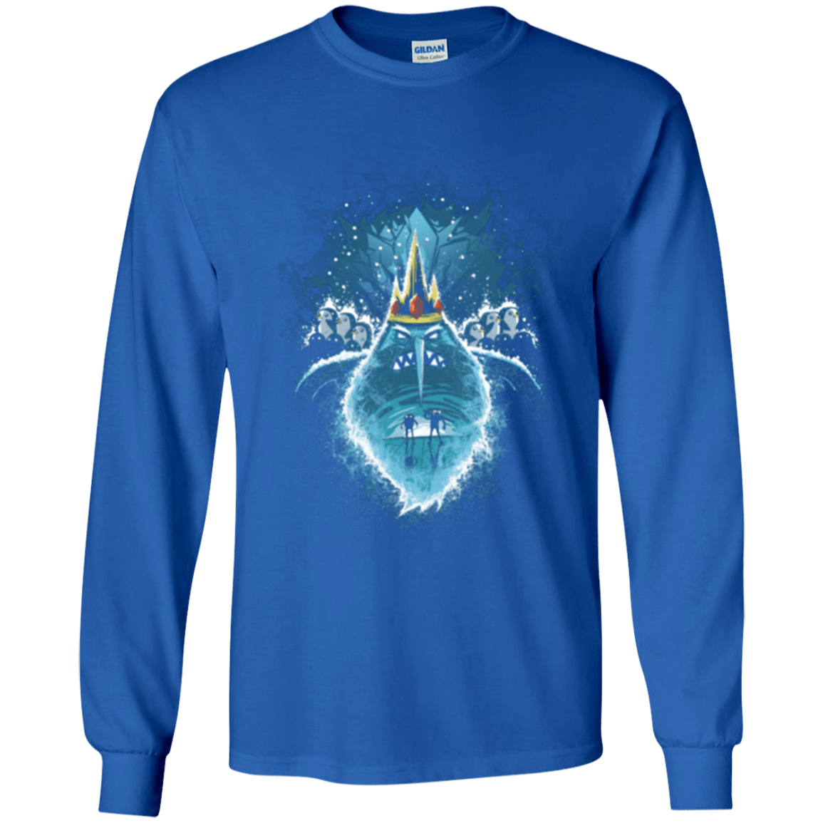 T-Shirts Royal / YS Ice Nightmare Youth Long Sleeve T-Shirt