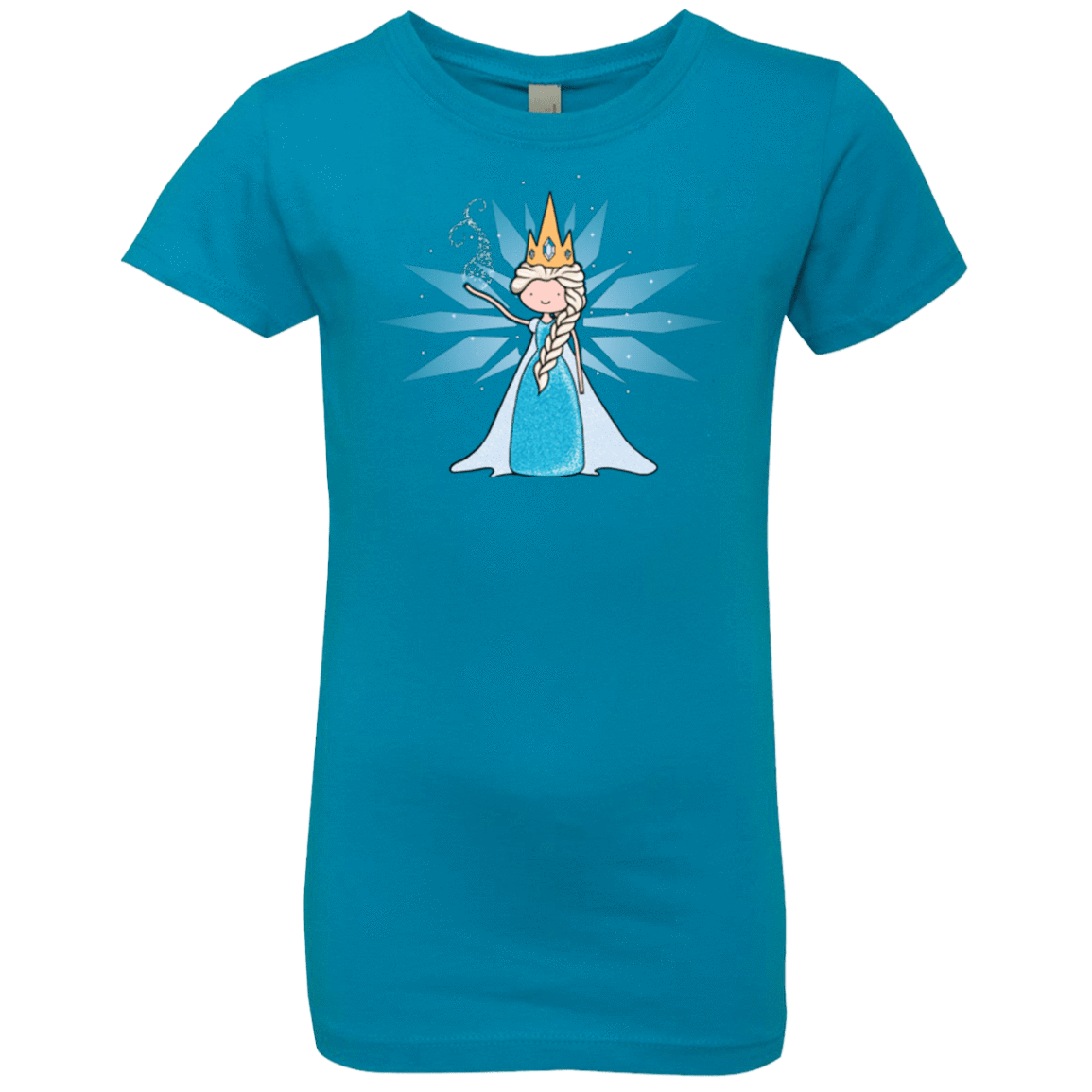 T-Shirts Turquoise / YXS Ice Queen Girls Premium T-Shirt