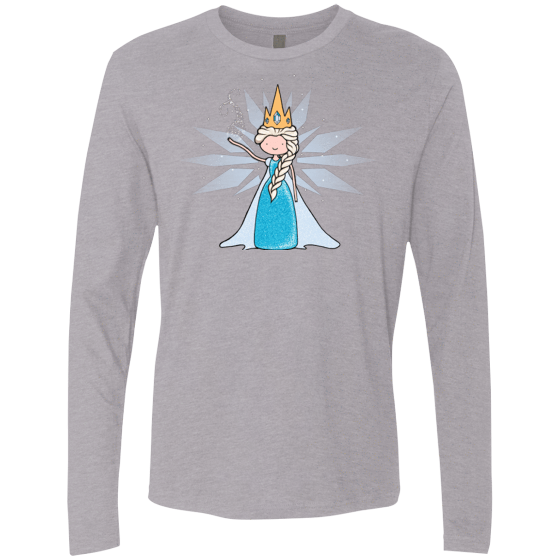 T-Shirts Heather Grey / Small Ice Queen Men's Premium Long Sleeve