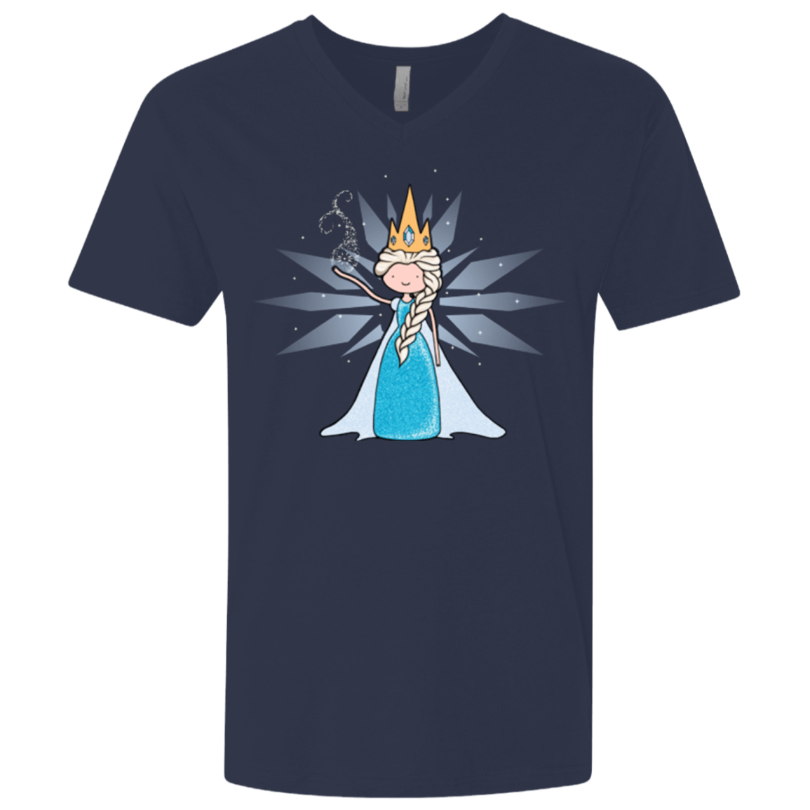 T-Shirts Midnight Navy / X-Small Ice Queen Men's Premium V-Neck