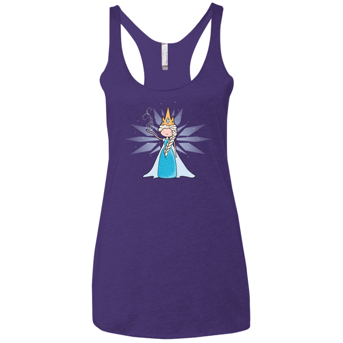 T-Shirts Purple / X-Small Ice Queen Women's Triblend Racerback Tank