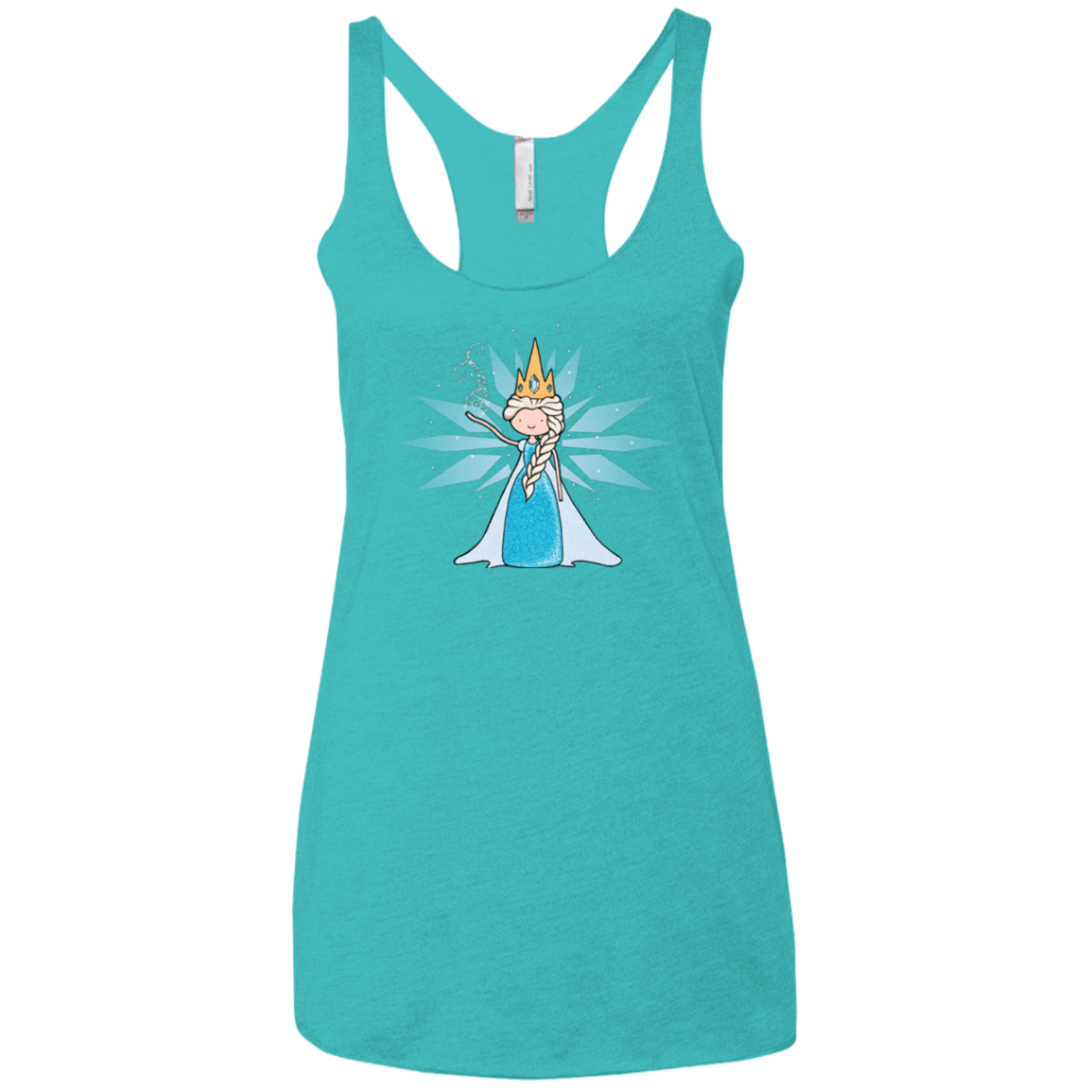 T-Shirts Tahiti Blue / X-Small Ice Queen Women's Triblend Racerback Tank