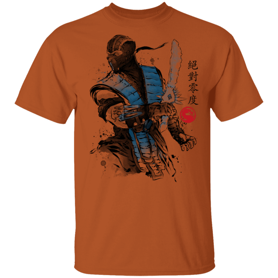 T-Shirts Texas Orange / S Ice Warrior Sumi-E T-Shirt