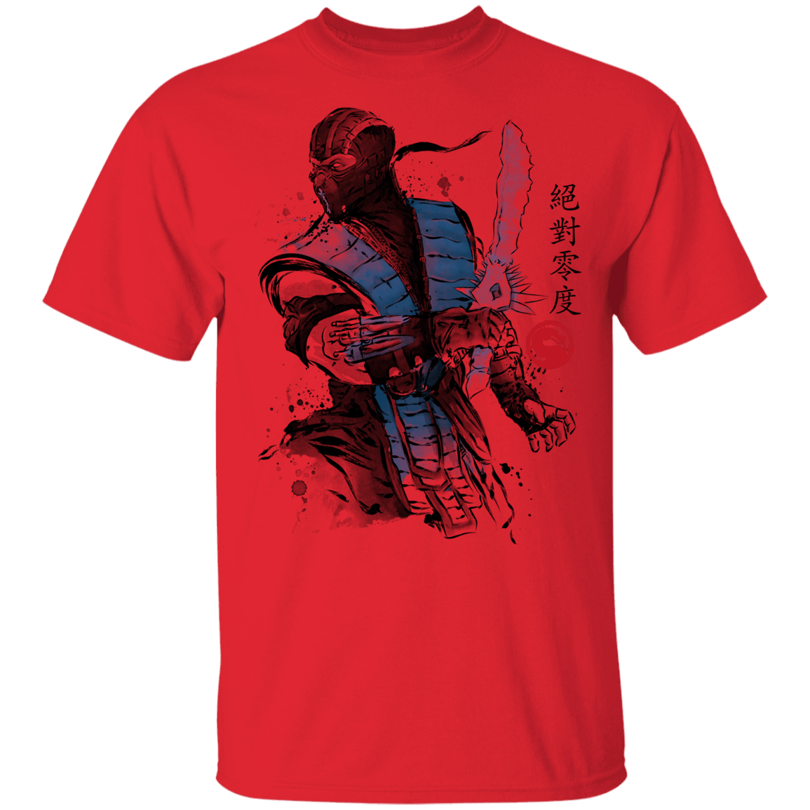 T-Shirts Red / YXS Ice Warrior Sumi-E Youth T-Shirt