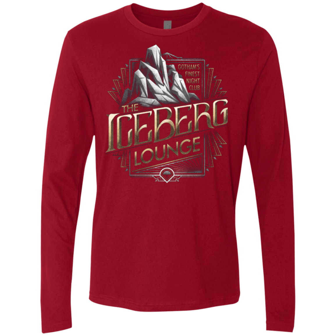 T-Shirts Cardinal / Small Iceberg Lounge Men's Premium Long Sleeve