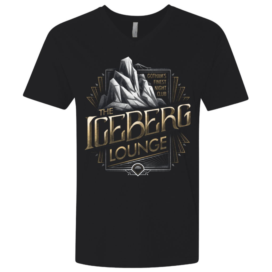 T-Shirts Black / X-Small Iceberg Lounge Men's Premium V-Neck
