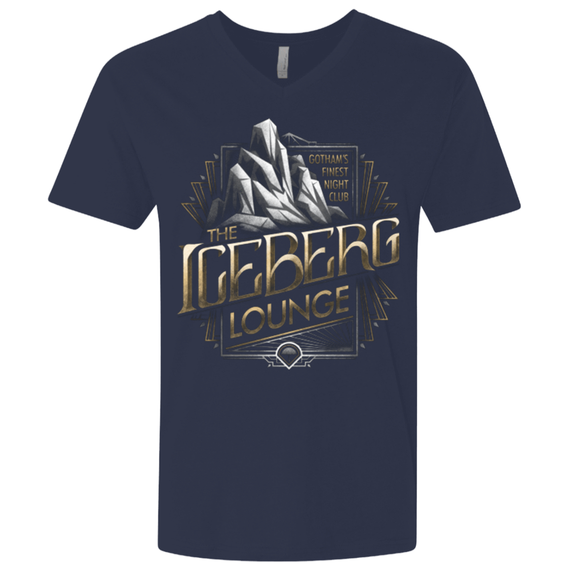 T-Shirts Midnight Navy / X-Small Iceberg Lounge Men's Premium V-Neck