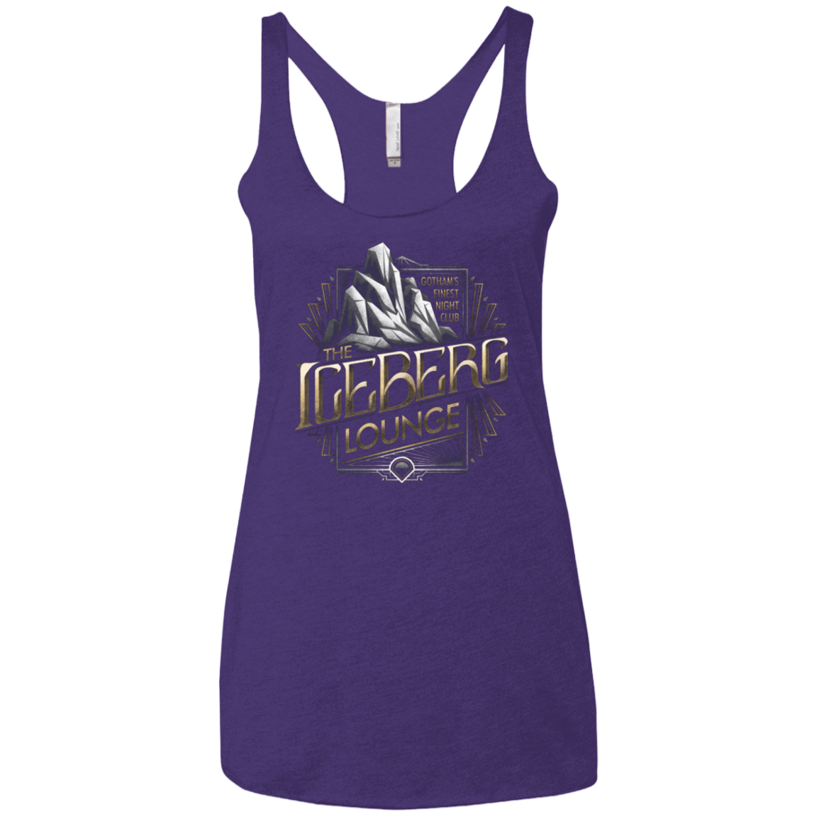 T-Shirts Purple / X-Small Iceberg Lounge Women's Triblend Racerback Tank