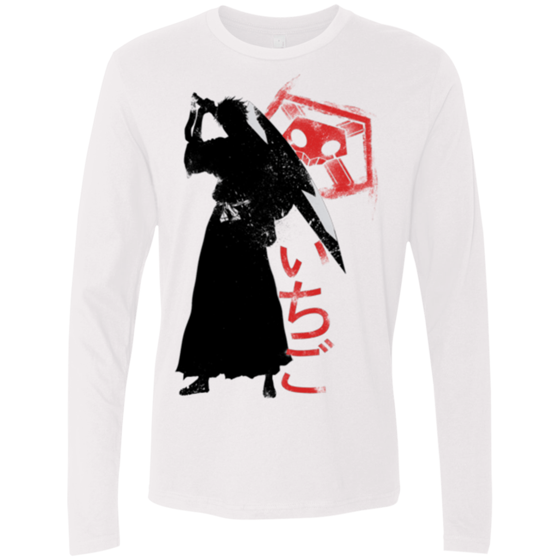 T-Shirts White / Small Ichigo Men's Premium Long Sleeve