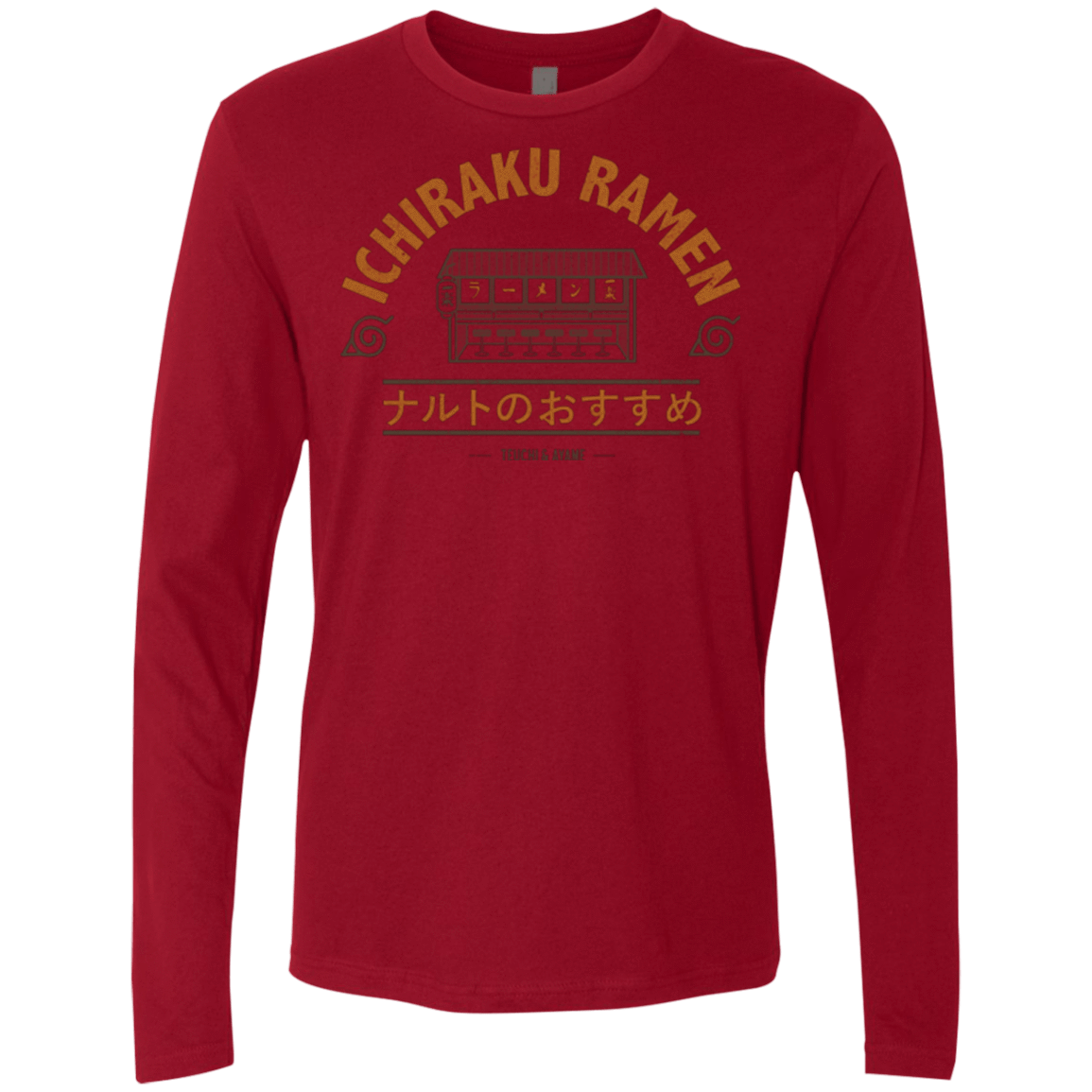T-Shirts Cardinal / Small Ichiraku Men's Premium Long Sleeve
