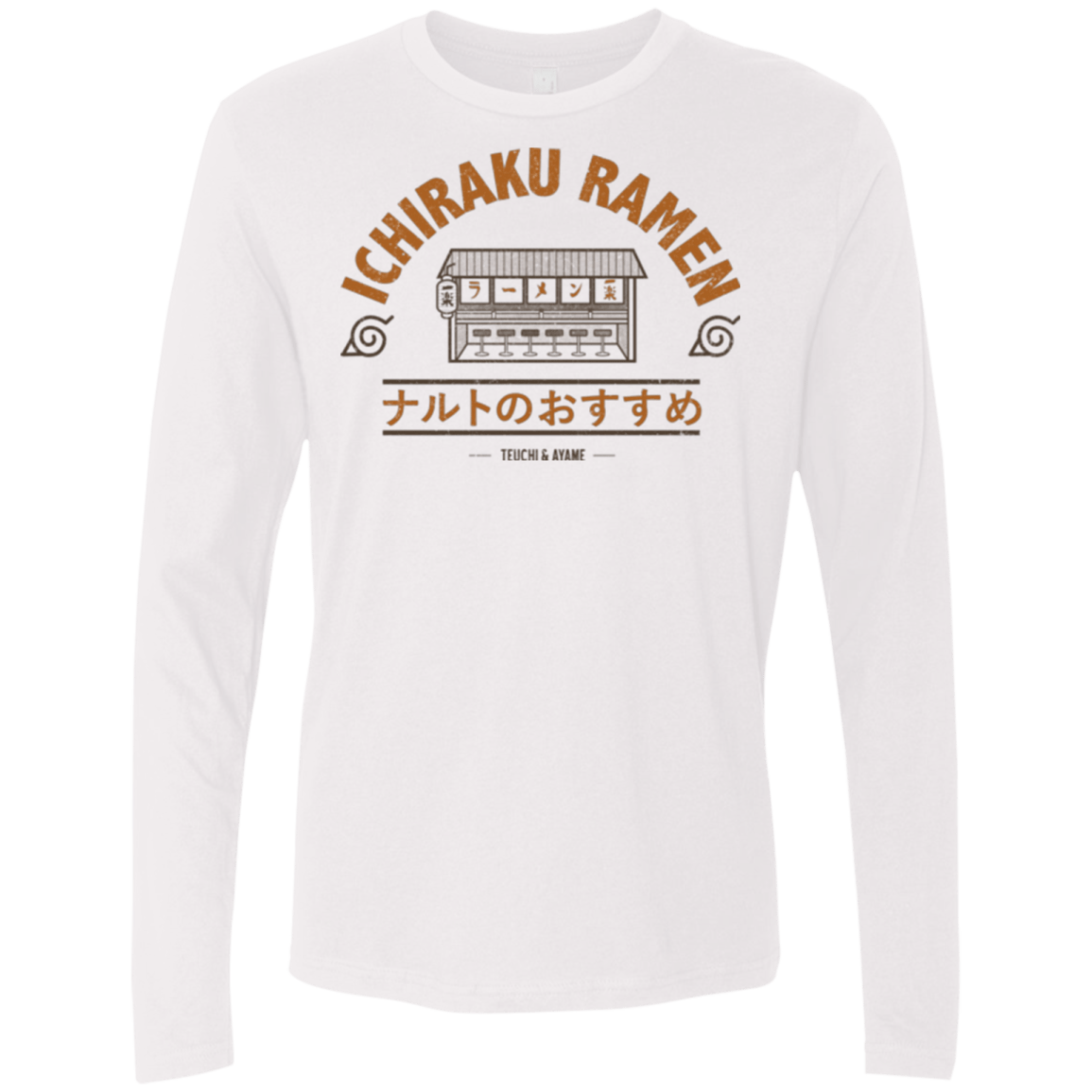 T-Shirts White / Small Ichiraku Men's Premium Long Sleeve