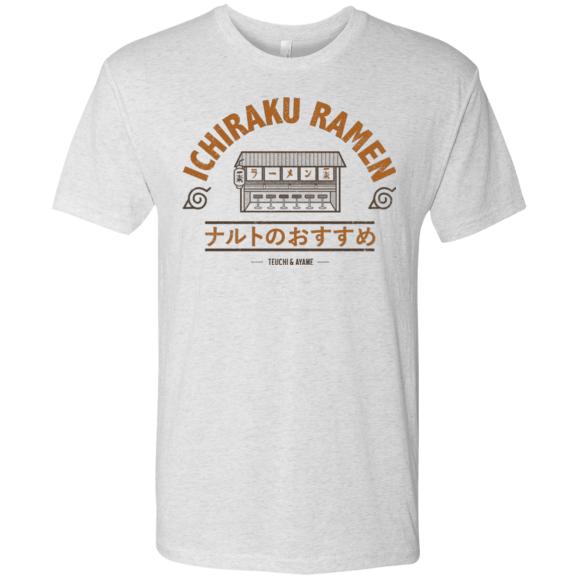 T-Shirts Heather White / Small Ichiraku Men's Triblend T-Shirt