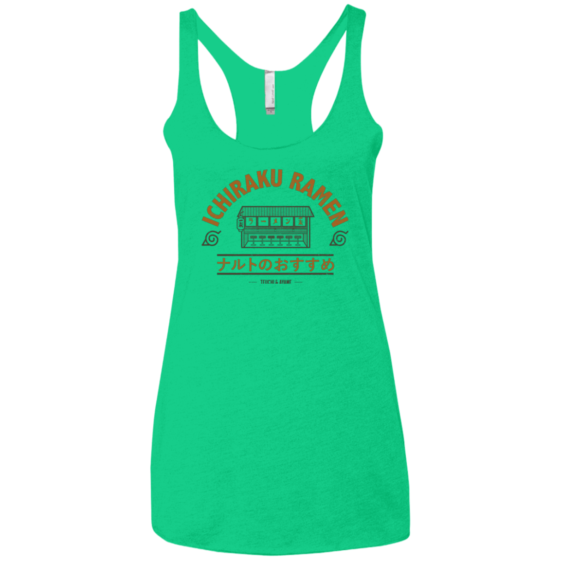 T-Shirts Envy / X-Small Ichiraku Women's Triblend Racerback Tank