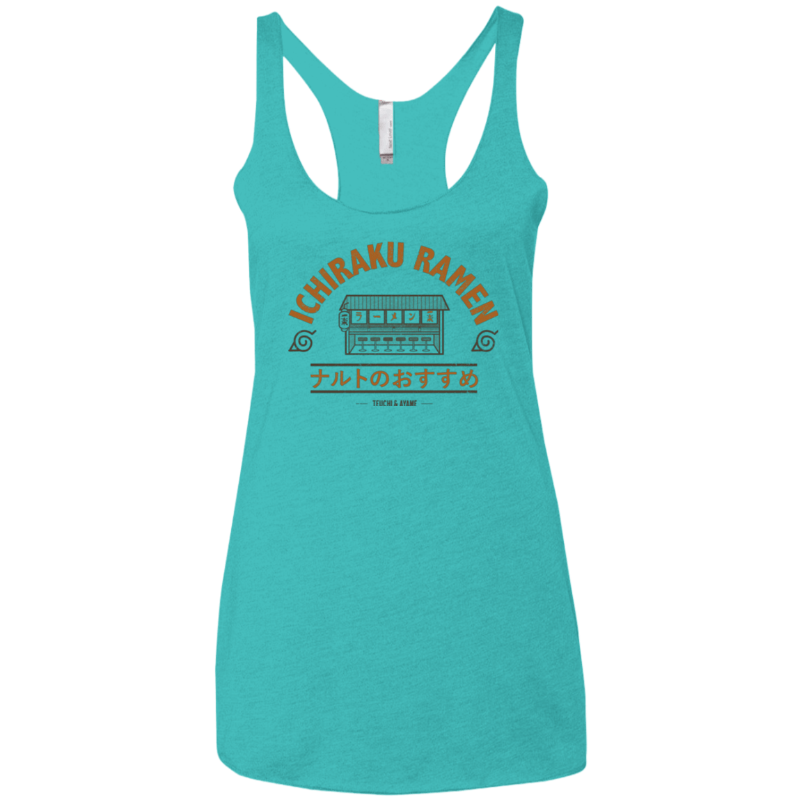T-Shirts Tahiti Blue / X-Small Ichiraku Women's Triblend Racerback Tank