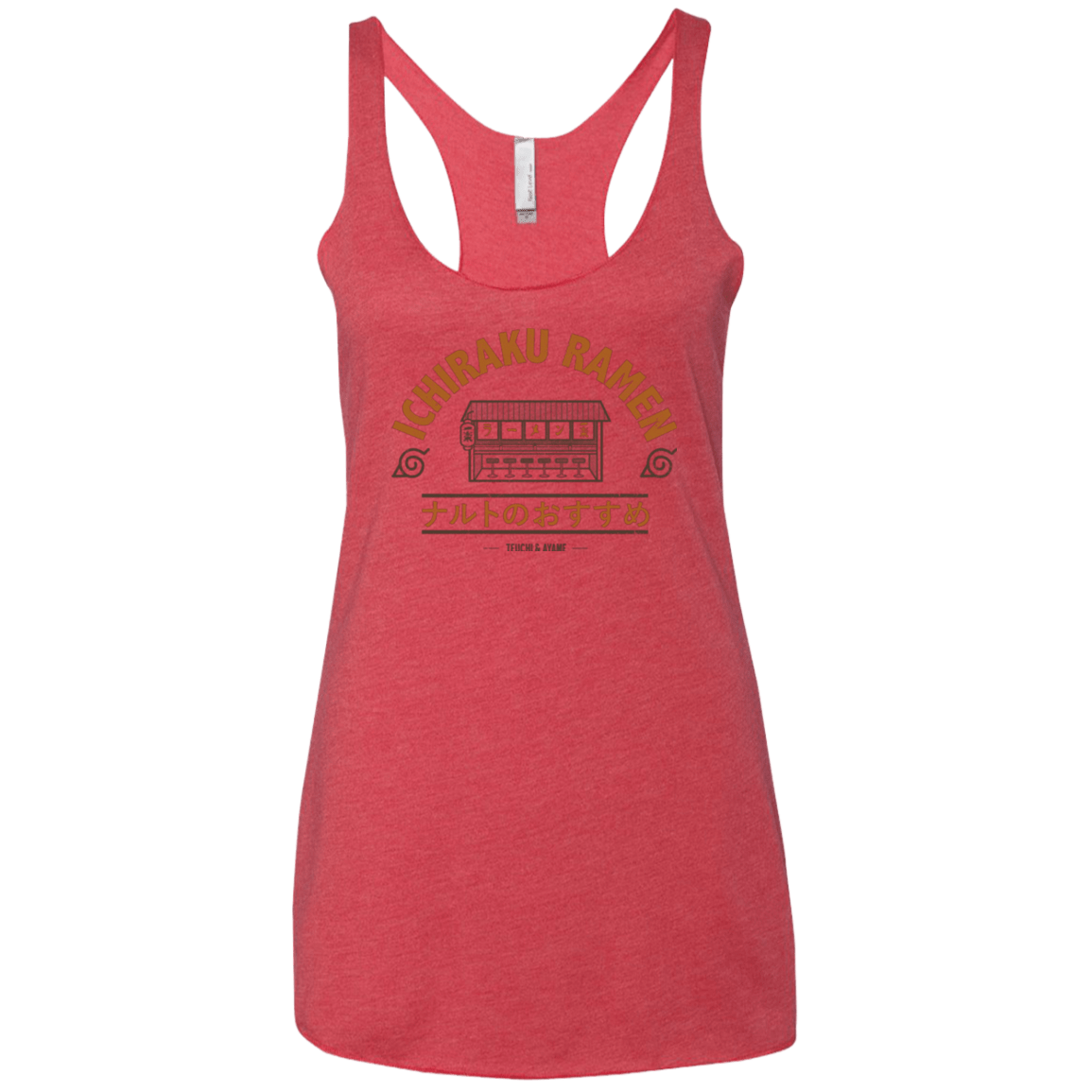 T-Shirts Vintage Red / X-Small Ichiraku Women's Triblend Racerback Tank