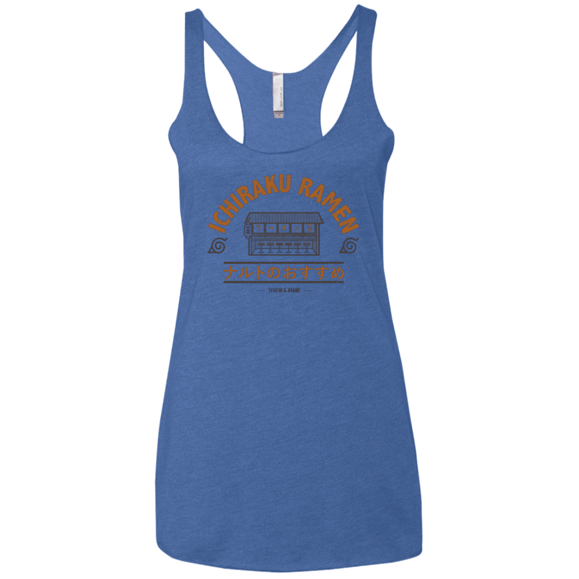 T-Shirts Vintage Royal / X-Small Ichiraku Women's Triblend Racerback Tank