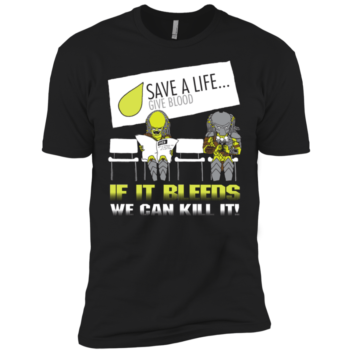 T-Shirts Black / X-Small If It Bleeds We Can Kill It Men's Premium T-Shirt