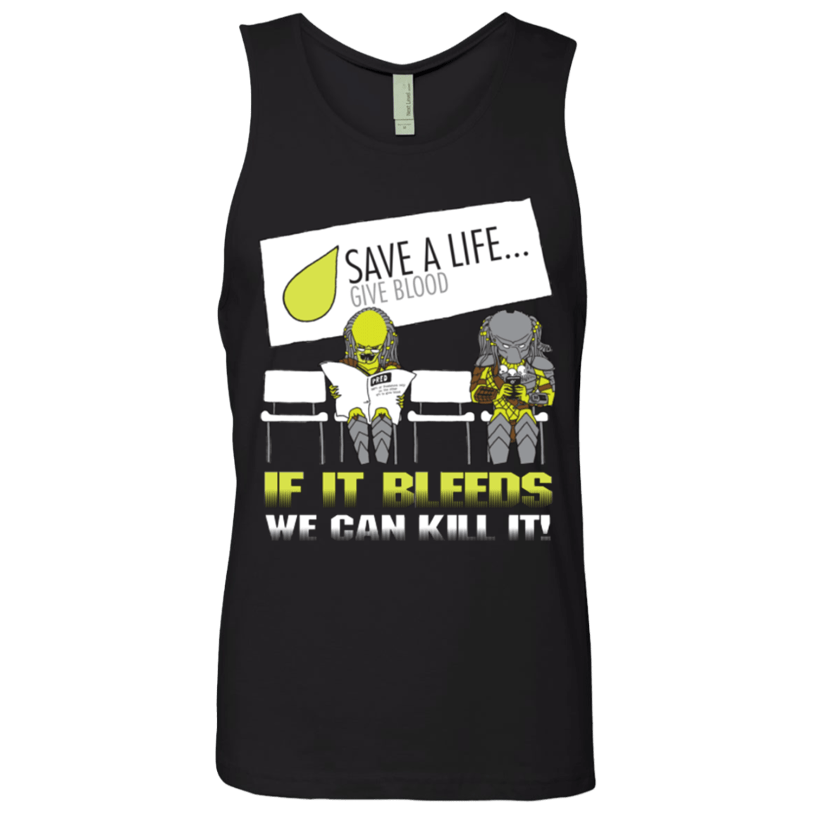 T-Shirts Black / Small If It Bleeds We Can Kill It Men's Premium Tank Top