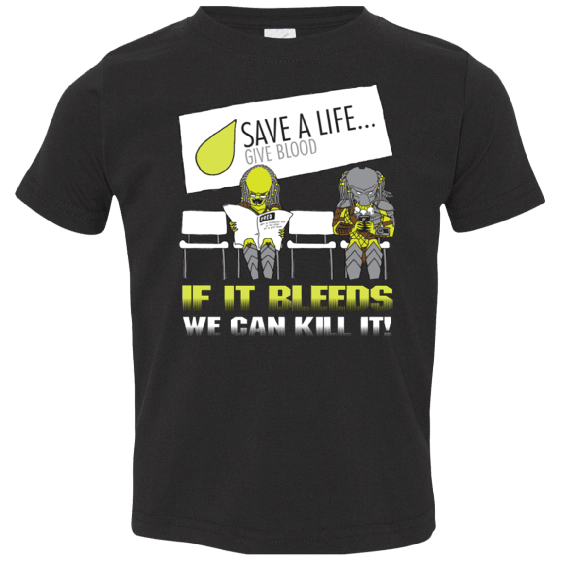 T-Shirts Black / 2T If It Bleeds We Can Kill It Toddler Premium T-Shirt