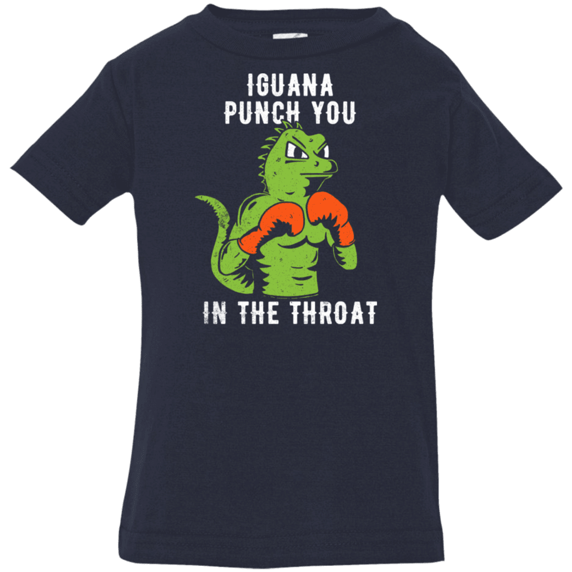 T-Shirts Navy / 6 Months Iguana Punch You Infant Premium T-Shirt