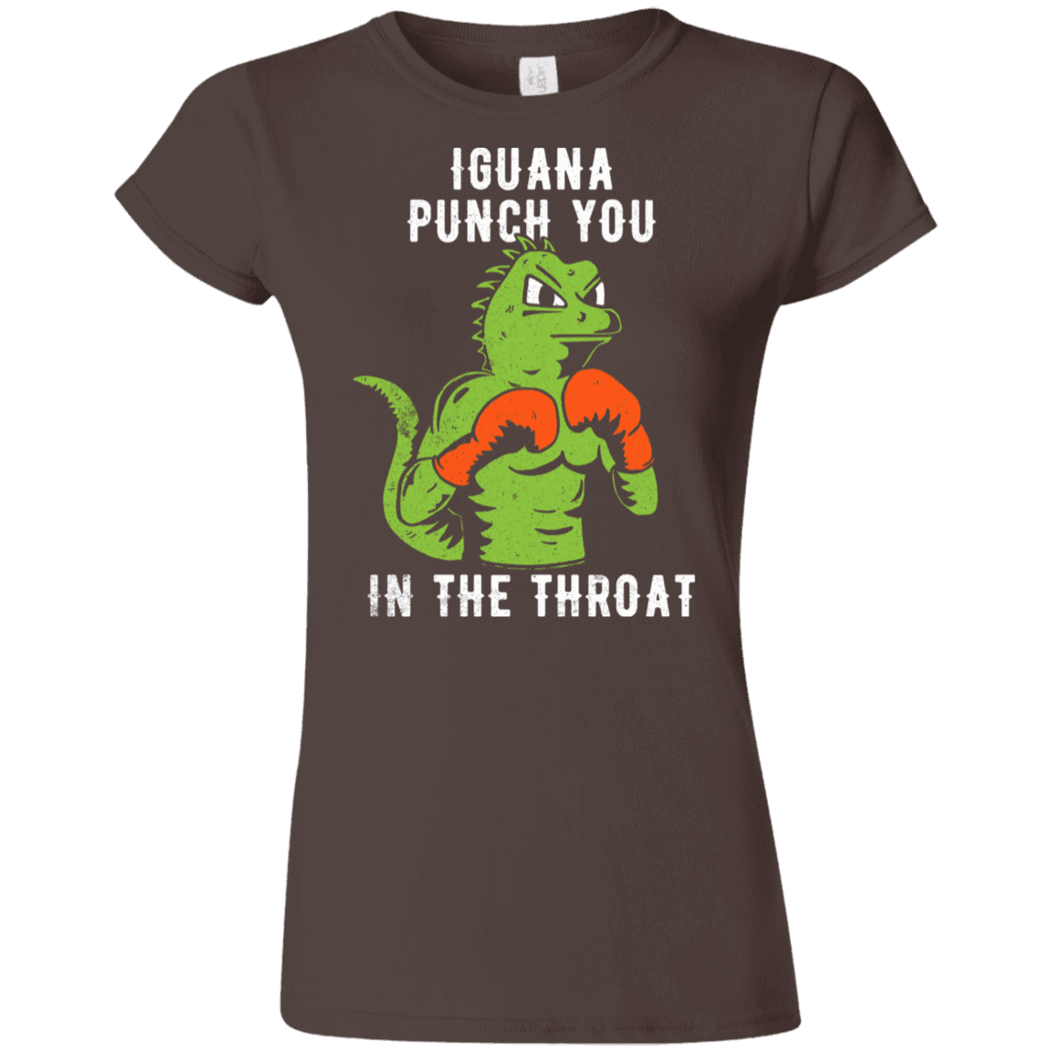 T-Shirts Dark Chocolate / S Iguana Punch You Junior Slimmer-Fit T-Shirt