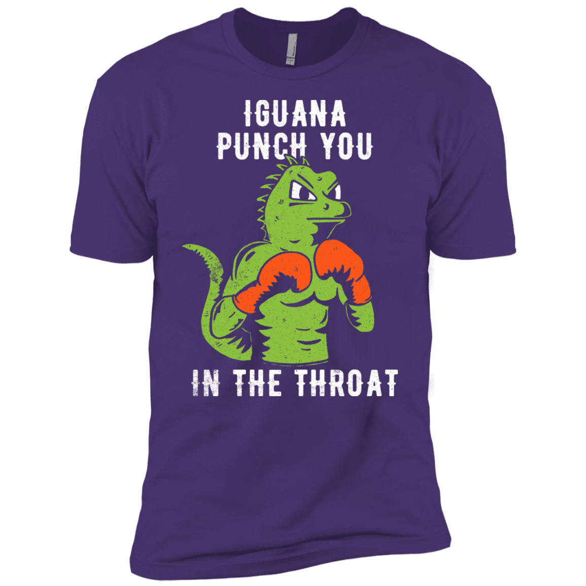 T-Shirts Purple Rush/ / X-Small Iguana Punch You Men's Premium T-Shirt
