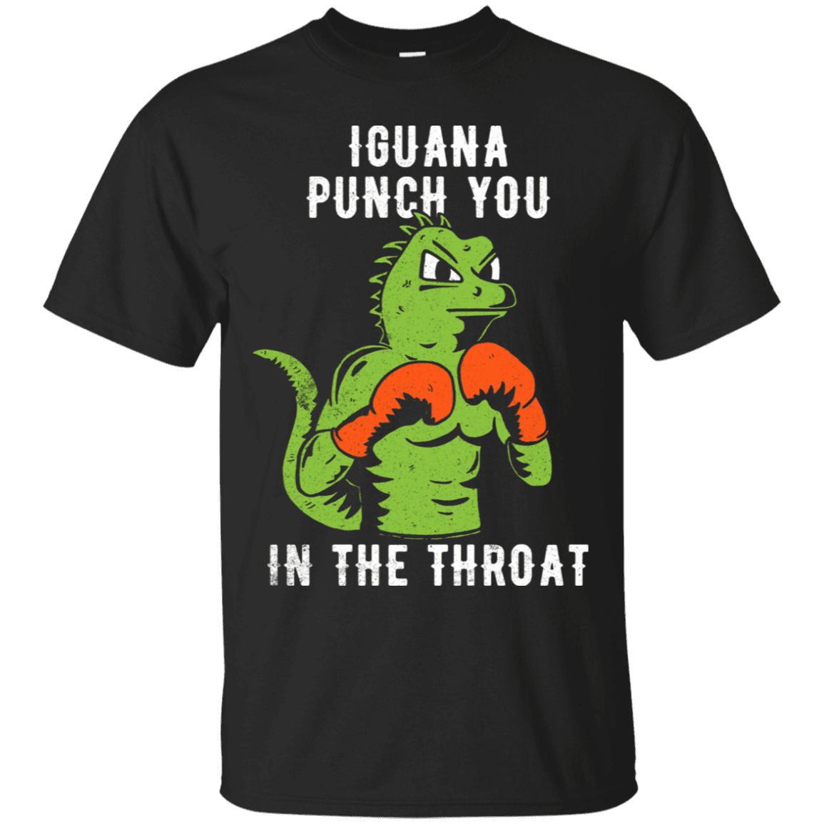 T-Shirts Black / S Iguana Punch You T-Shirt