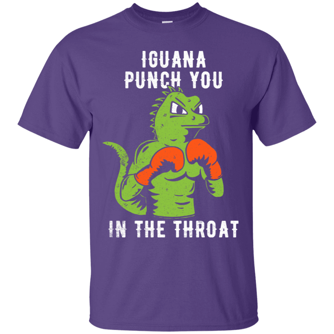 T-Shirts Purple / S Iguana Punch You T-Shirt