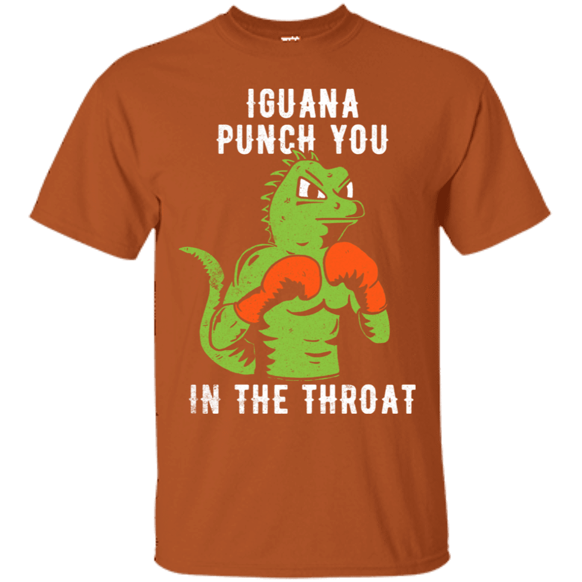 T-Shirts Texas Orange / S Iguana Punch You T-Shirt