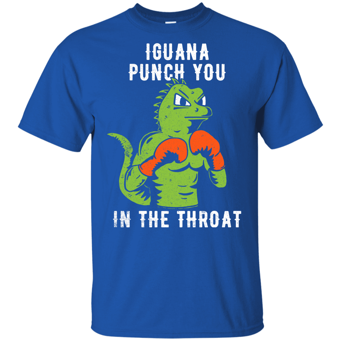 T-Shirts Royal / YXS Iguana Punch You Youth T-Shirt