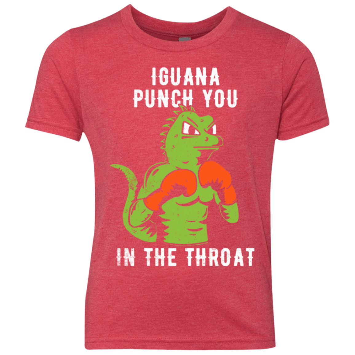 T-Shirts Vintage Red / YXS Iguana Punch You Youth Triblend T-Shirt