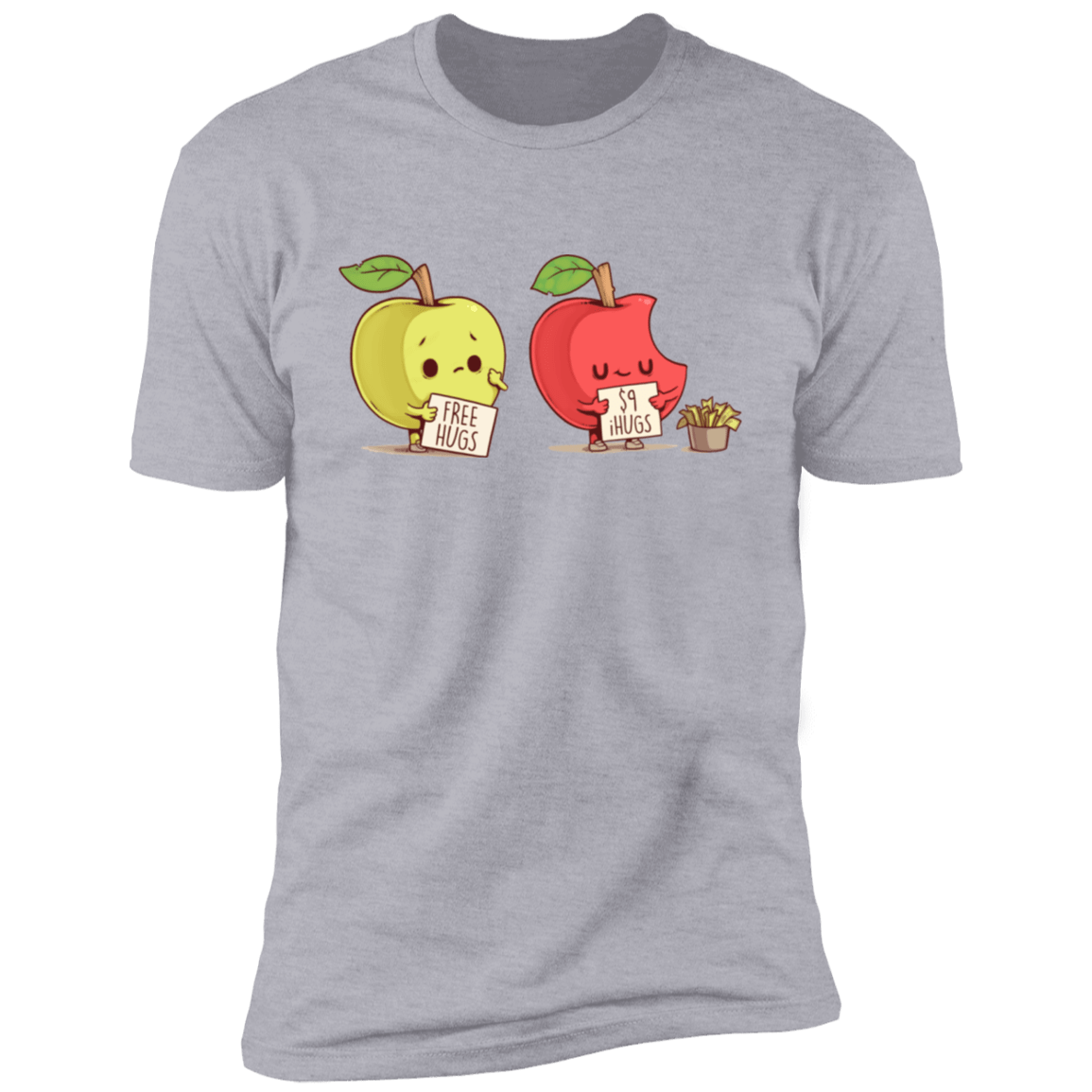 T-Shirts Heather Grey / S iHugs Shop Men's Premium T-Shirt