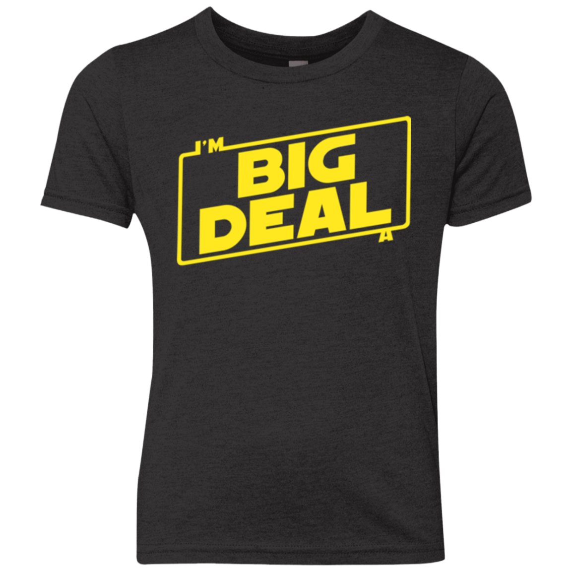 T-Shirts Vintage Black / YXS Im a Big Deal Youth Triblend T-Shirt