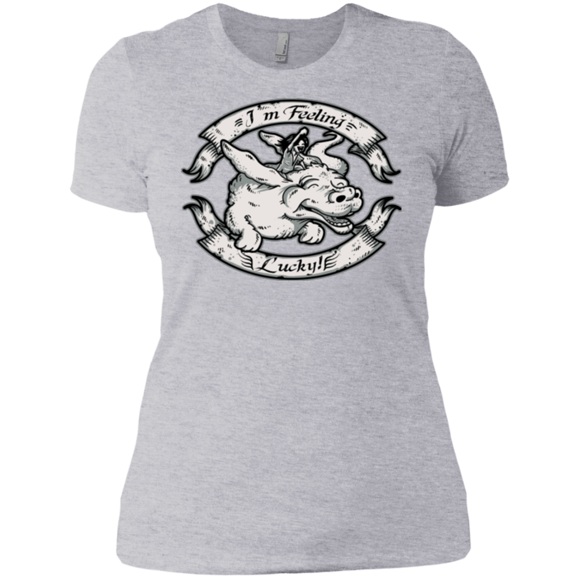 T-Shirts Heather Grey / X-Small IM FEELING LUCKY Women's Premium T-Shirt