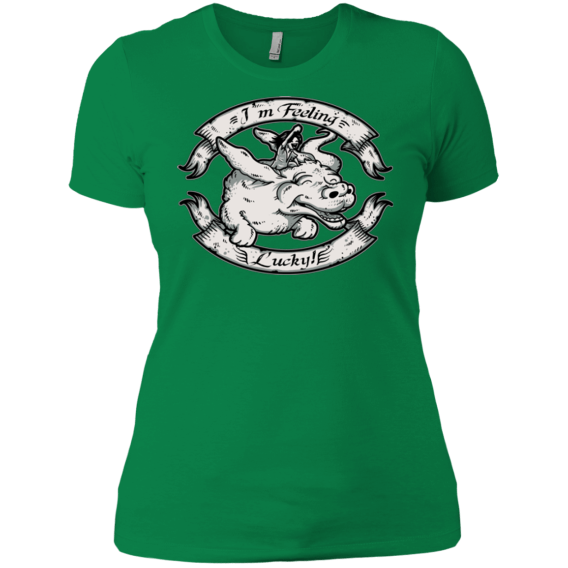 T-Shirts Kelly Green / X-Small IM FEELING LUCKY Women's Premium T-Shirt