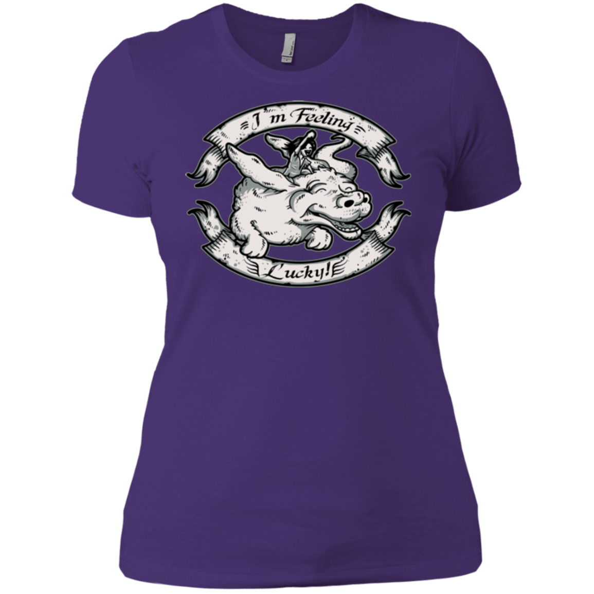 T-Shirts Purple / X-Small IM FEELING LUCKY Women's Premium T-Shirt